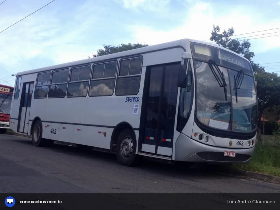 Ônibus Busscar Urbanuss Pluss, da Viação Stênico Ltda, prefixo 462, em Piracicaba-SP
