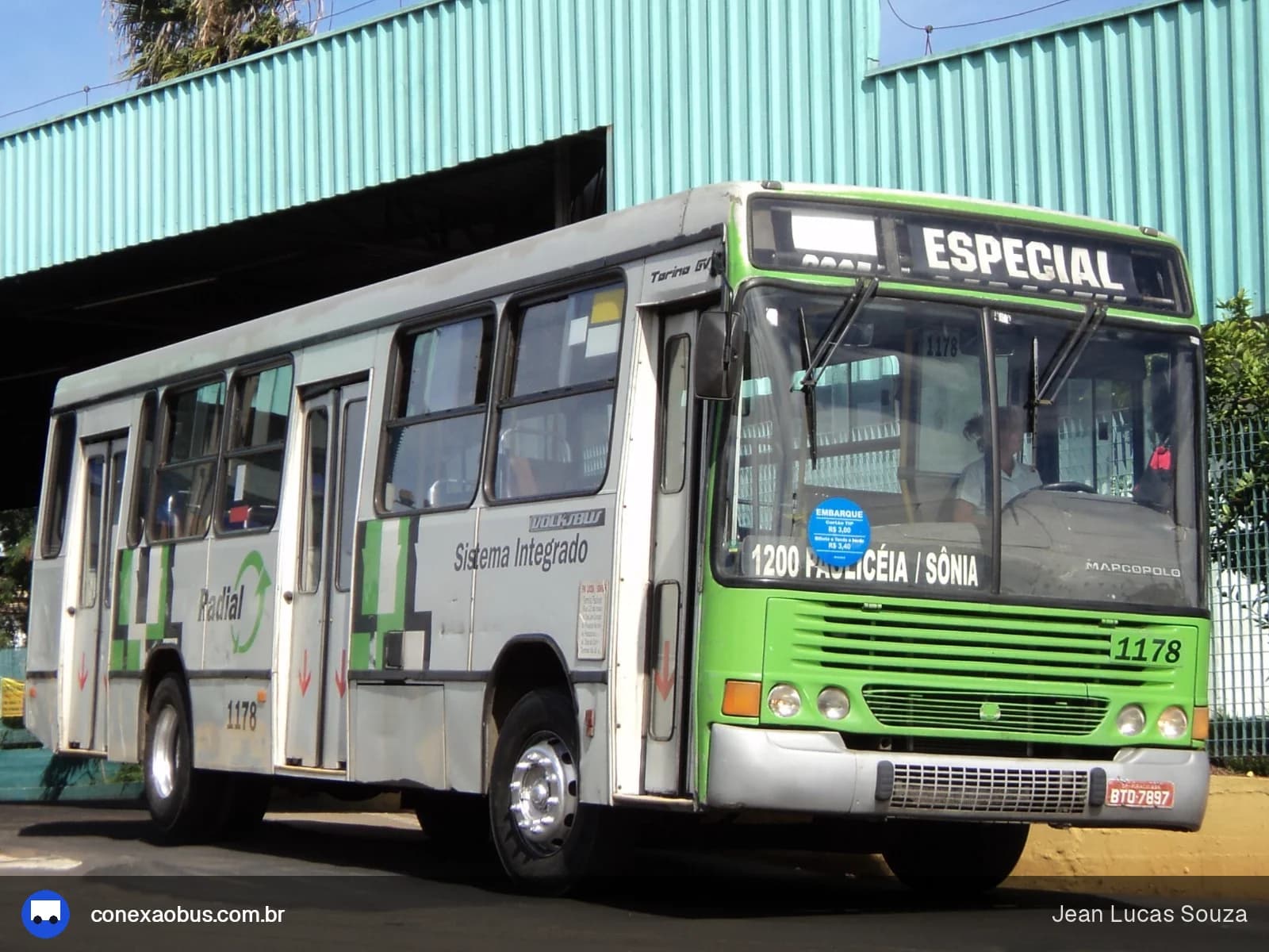 Ônibus Marcopolo Torino GV, da VIPA - Viação Panorâmica, prefixo 1178, em Piracicaba-SP