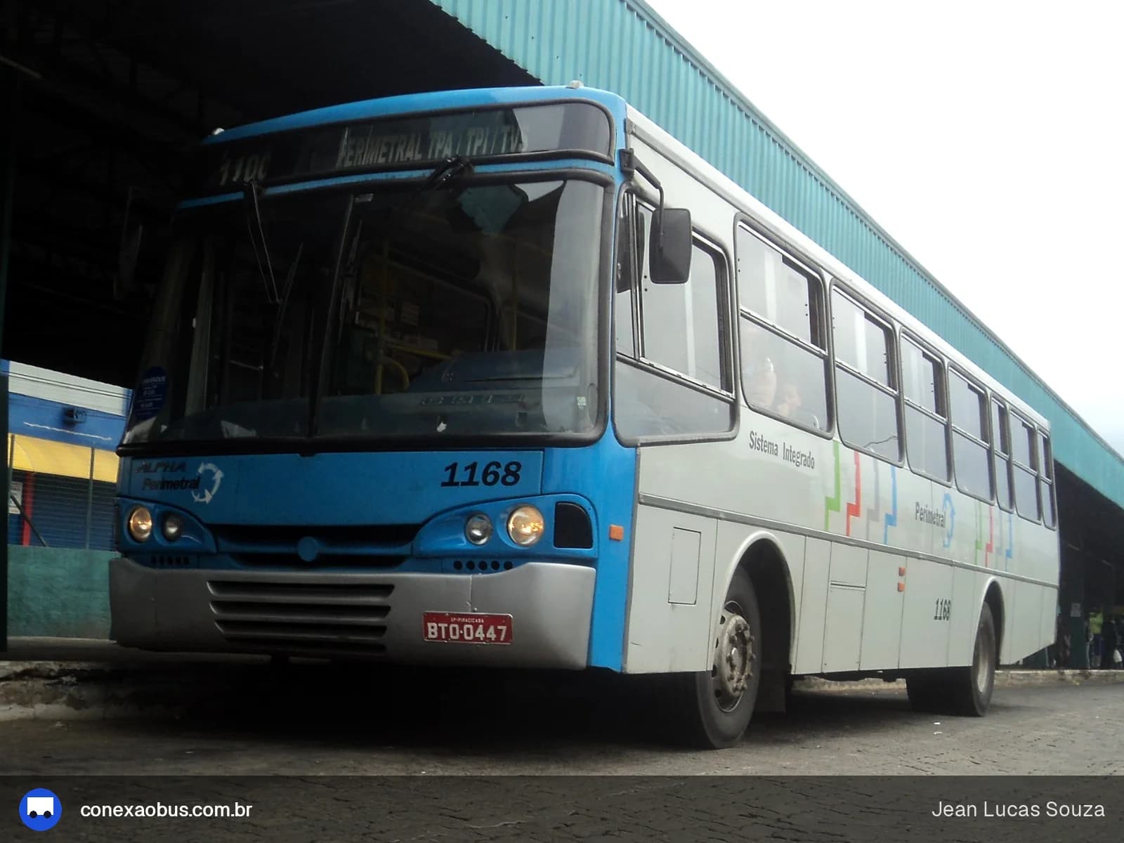 Ônibus CAIO Alpha, da VIPA - Viação Panorâmica, prefixo 1168, em Piracicaba-SP