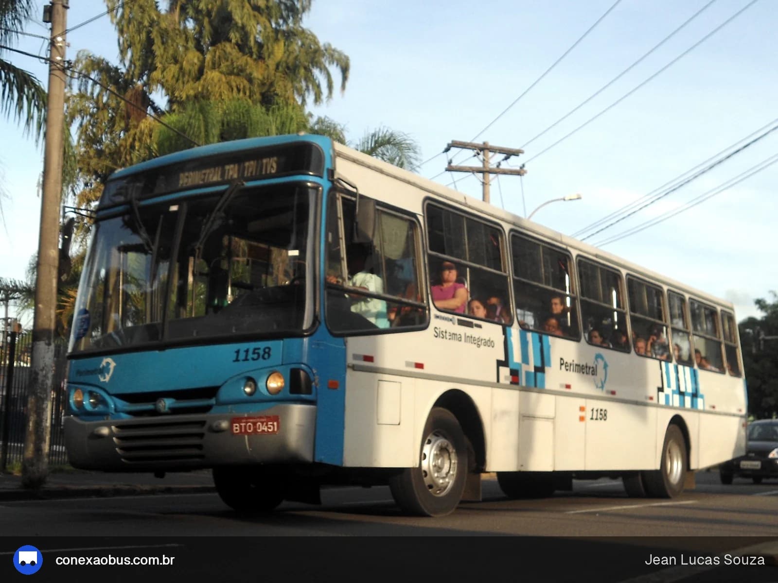 Ônibus CAIO Alpha, da VIPA - Viação Panorâmica, prefixo 1158, em Piracicaba-SP
