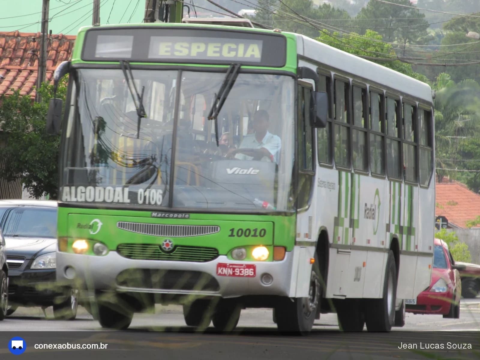 Ônibus Marcopolo Viale, da Auto Viação Beira Rio Ltda, prefixo 10010, em Piracicaba-SP