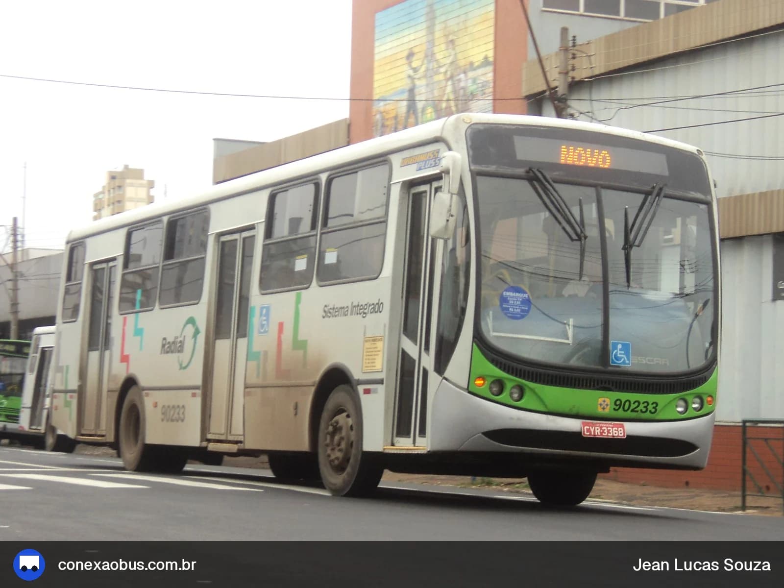 Ônibus Busscar Urbanuss Pluss, da Viação Piracema de Transportes Ltda, prefixo 90233, em Piracicaba-SP