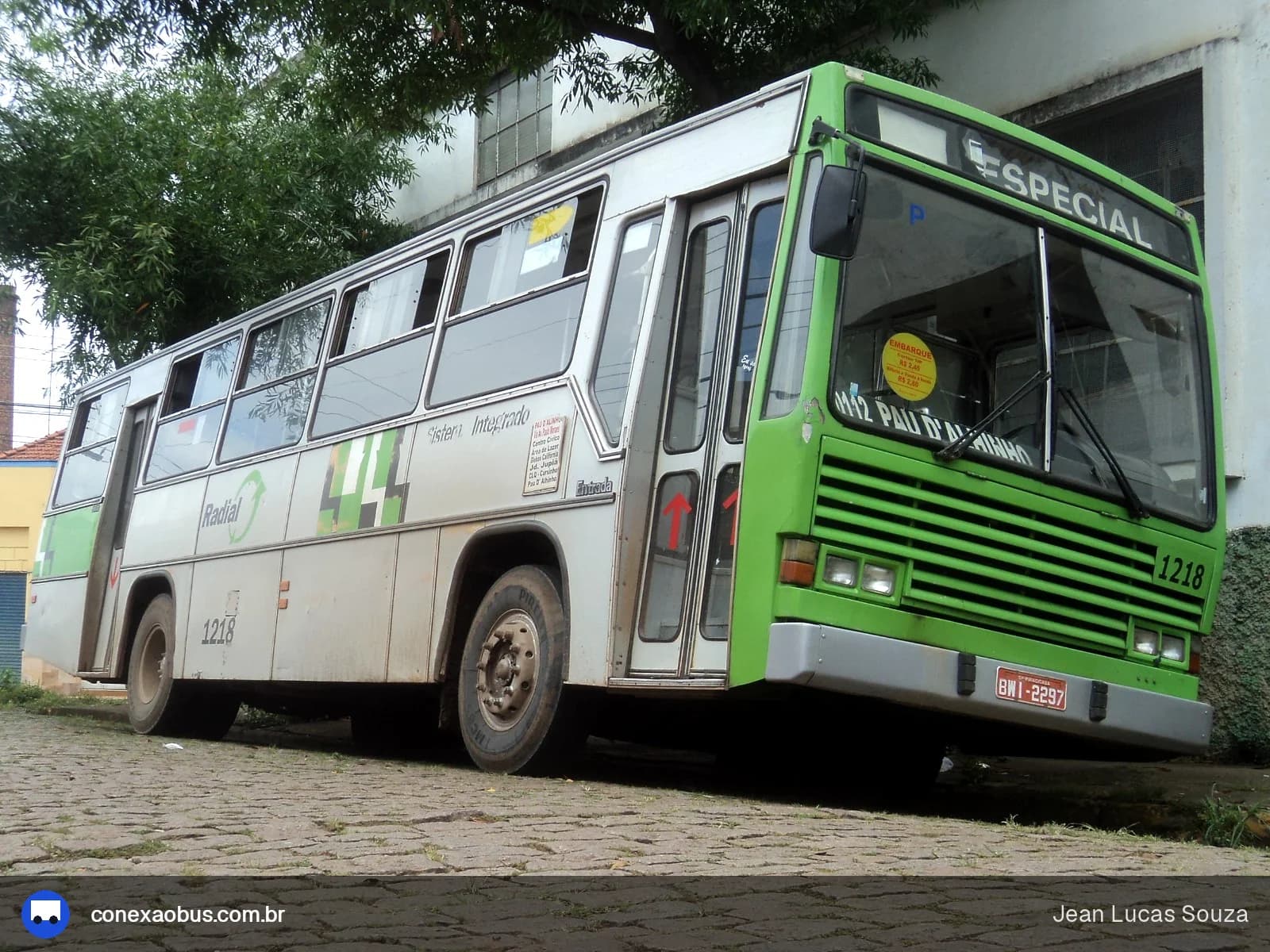 Ônibus CAIO Vitória, da VIPA - Viação Panorâmica, prefixo 1218, em Piracicaba-SP