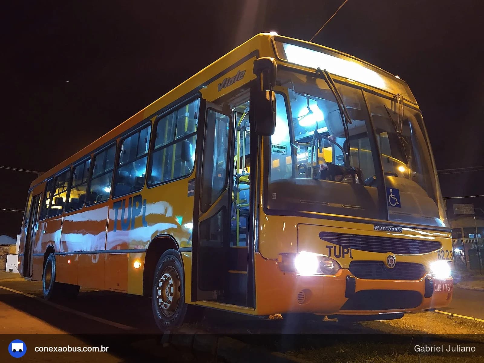 Ônibus Marcopolo Viale, da TUPi | Transporte Urbano Piracicaba, prefixo 8223, em Piracicaba-SP