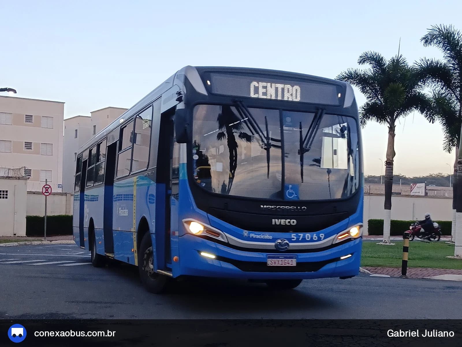 Ônibus Mascarello GRAN Via 2023, da Rápido Sumaré | Pira Mobilidade, prefixo 57069, em Piracicaba-SP