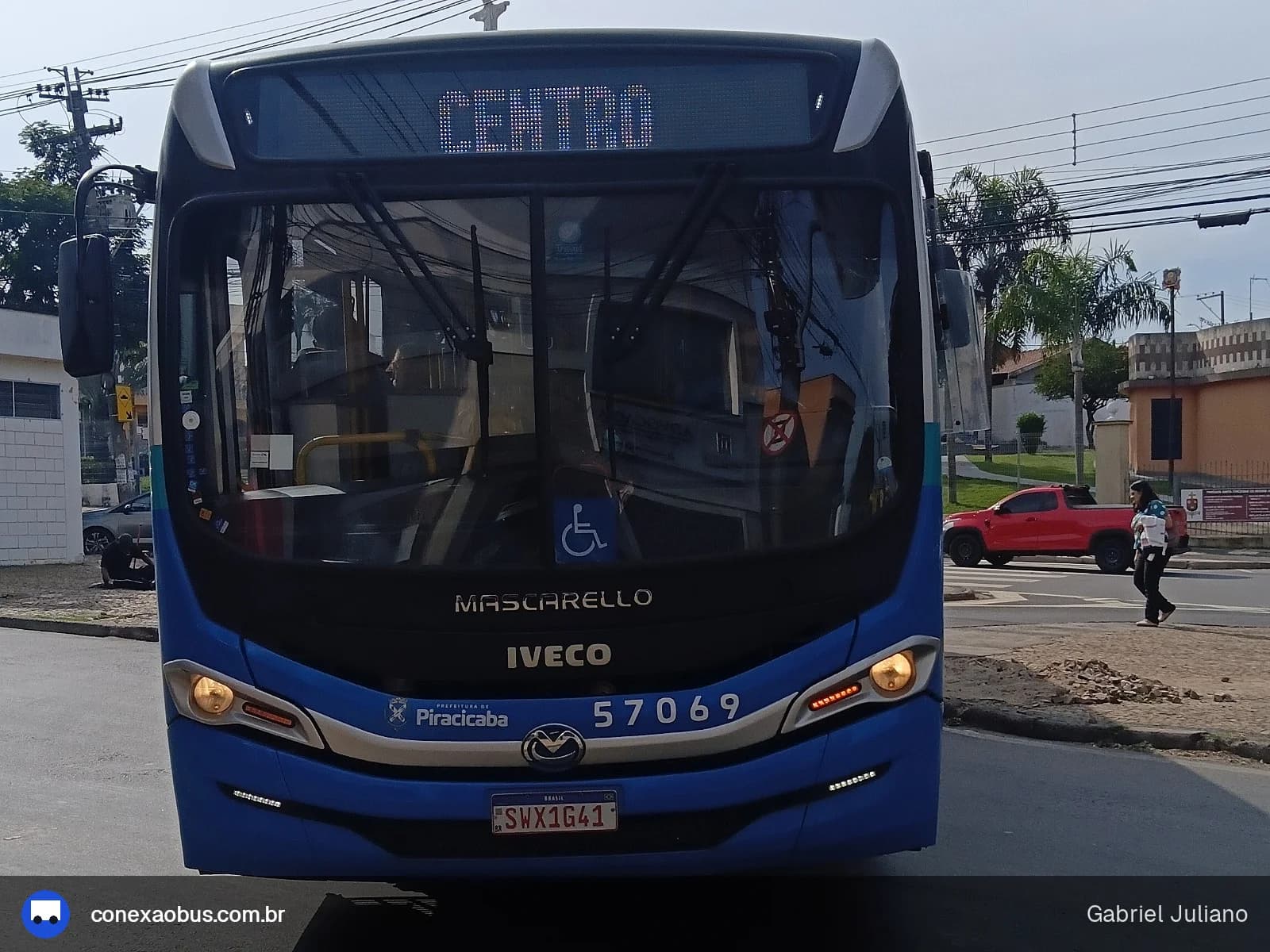 Ônibus Mascarello GRAN Via 2023, da Rápido Sumaré | Pira Mobilidade, prefixo 57069, em Piracicaba-SP