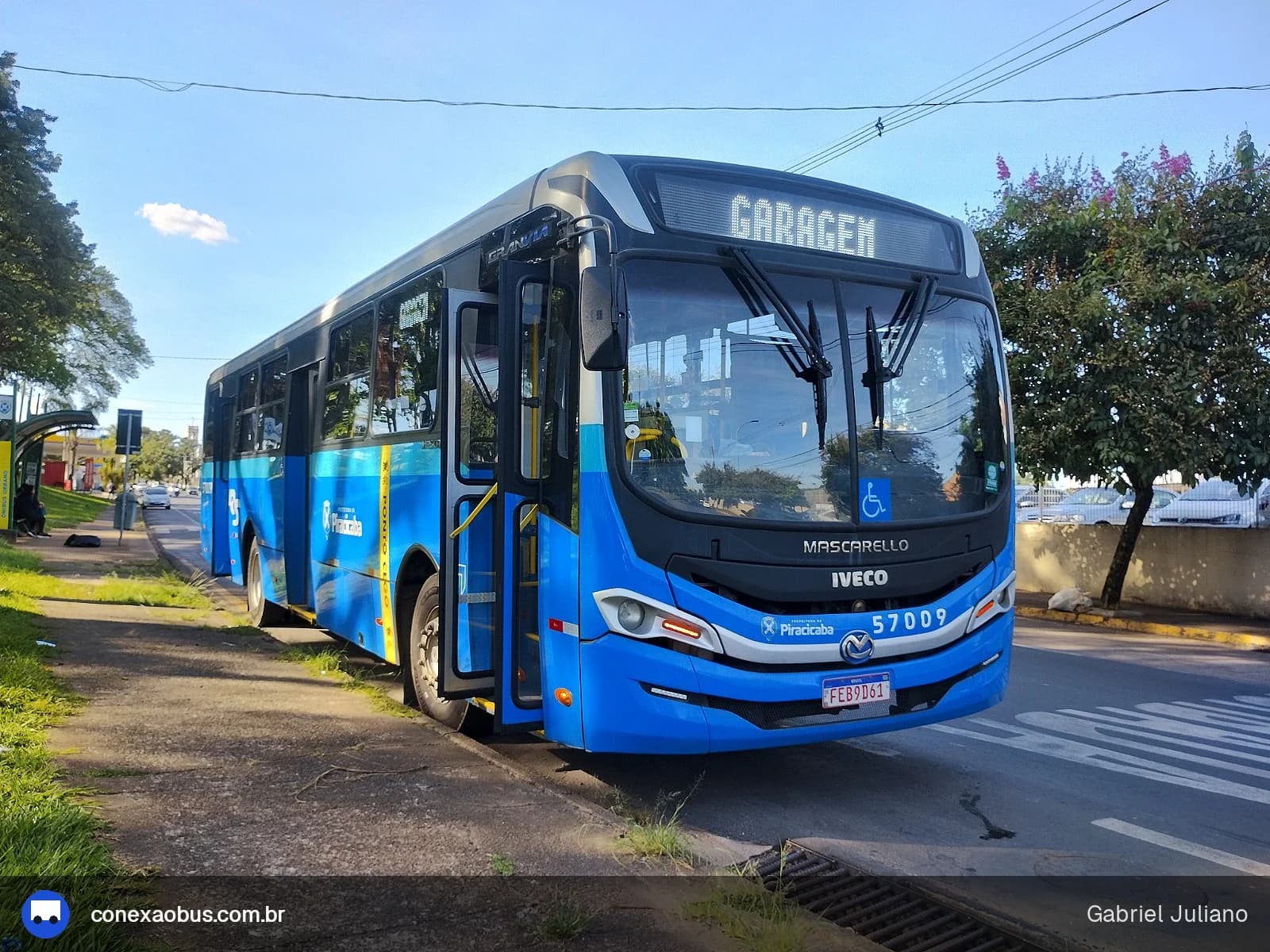 Ônibus Mascarello GRAN Via 2023, da Rápido Sumaré | Pira Mobilidade, prefixo 57009, em Piracicaba-SP