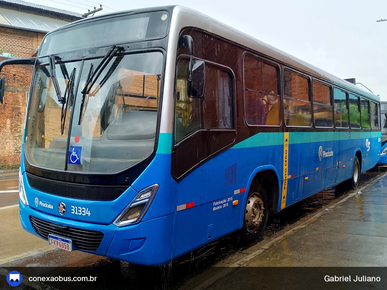 Ônibus Marcopolo Torino 2014, da Rápido Sumaré | Pira Mobilidade, prefixo 31334, em Piracicaba-SP