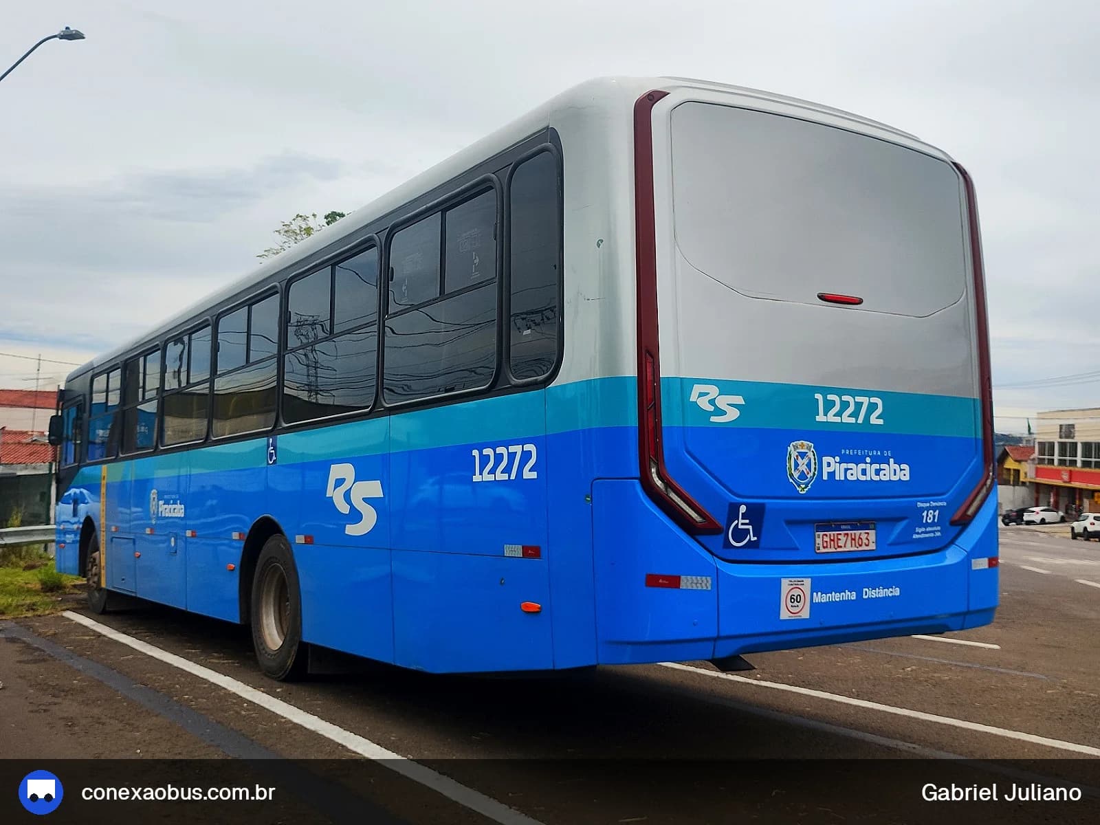 Ônibus CAIO Apache Vip V, da Rápido Sumaré | Pira Mobilidade, prefixo 12272, em Piracicaba-SP