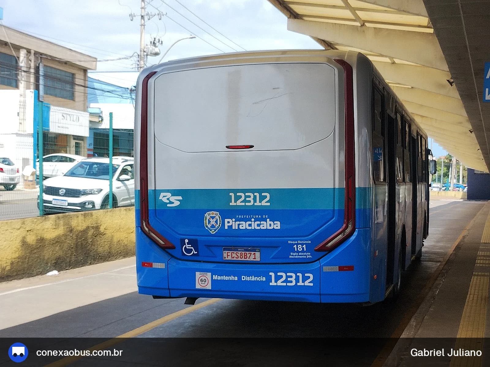 Ônibus CAIO Apache Vip V, da Rápido Sumaré | Pira Mobilidade, prefixo 12312, em Piracicaba-SP