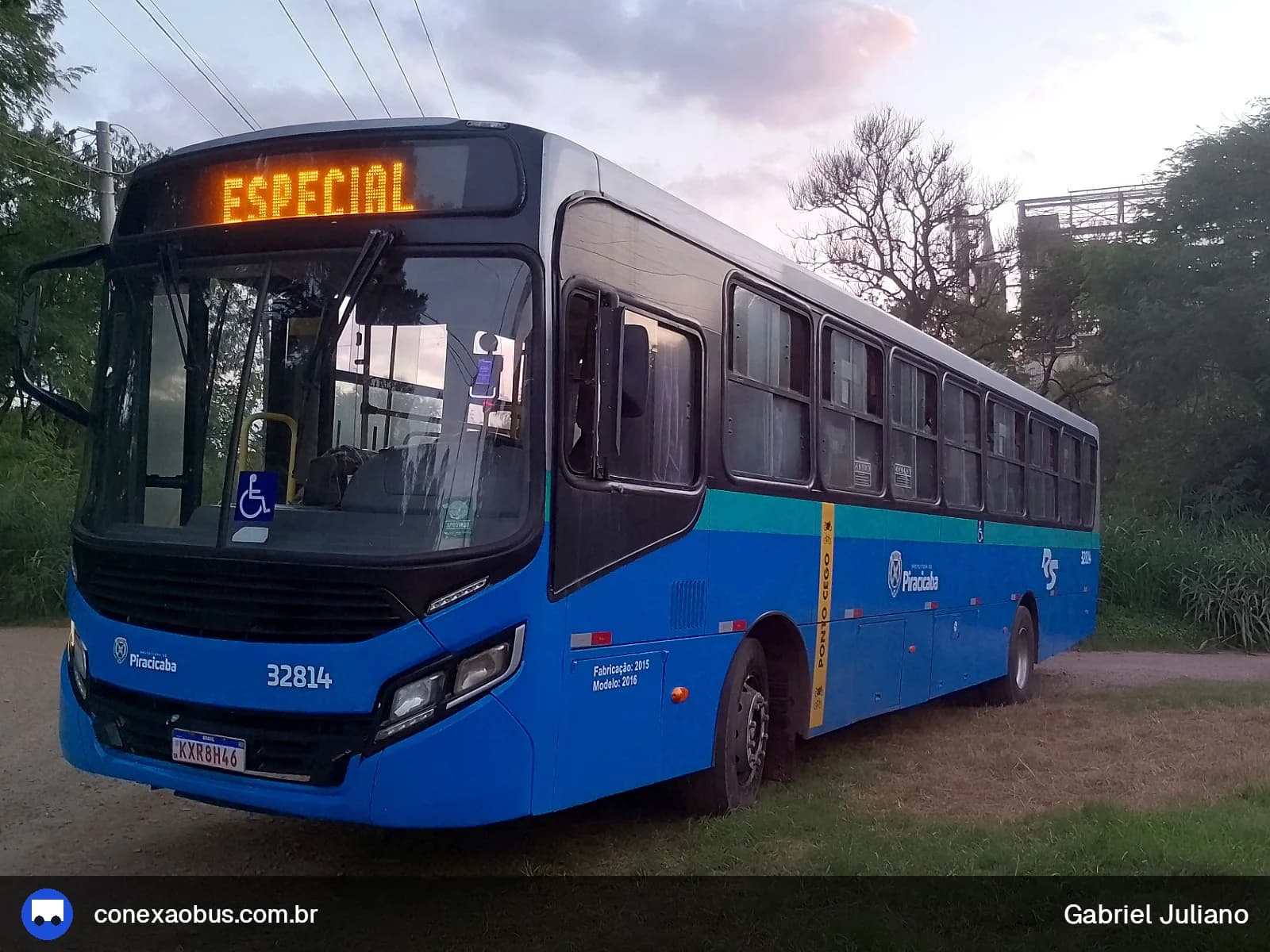 Ônibus CAIO Apache Vip IV, da Rápido Sumaré | Pira Mobilidade, prefixo 32814, em Piracicaba-SP