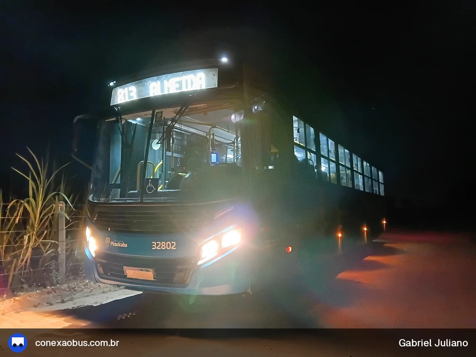 Ônibus CAIO Apache Vip IV, da Rápido Sumaré | Pira Mobilidade, prefixo 32802, em Piracicaba-SP