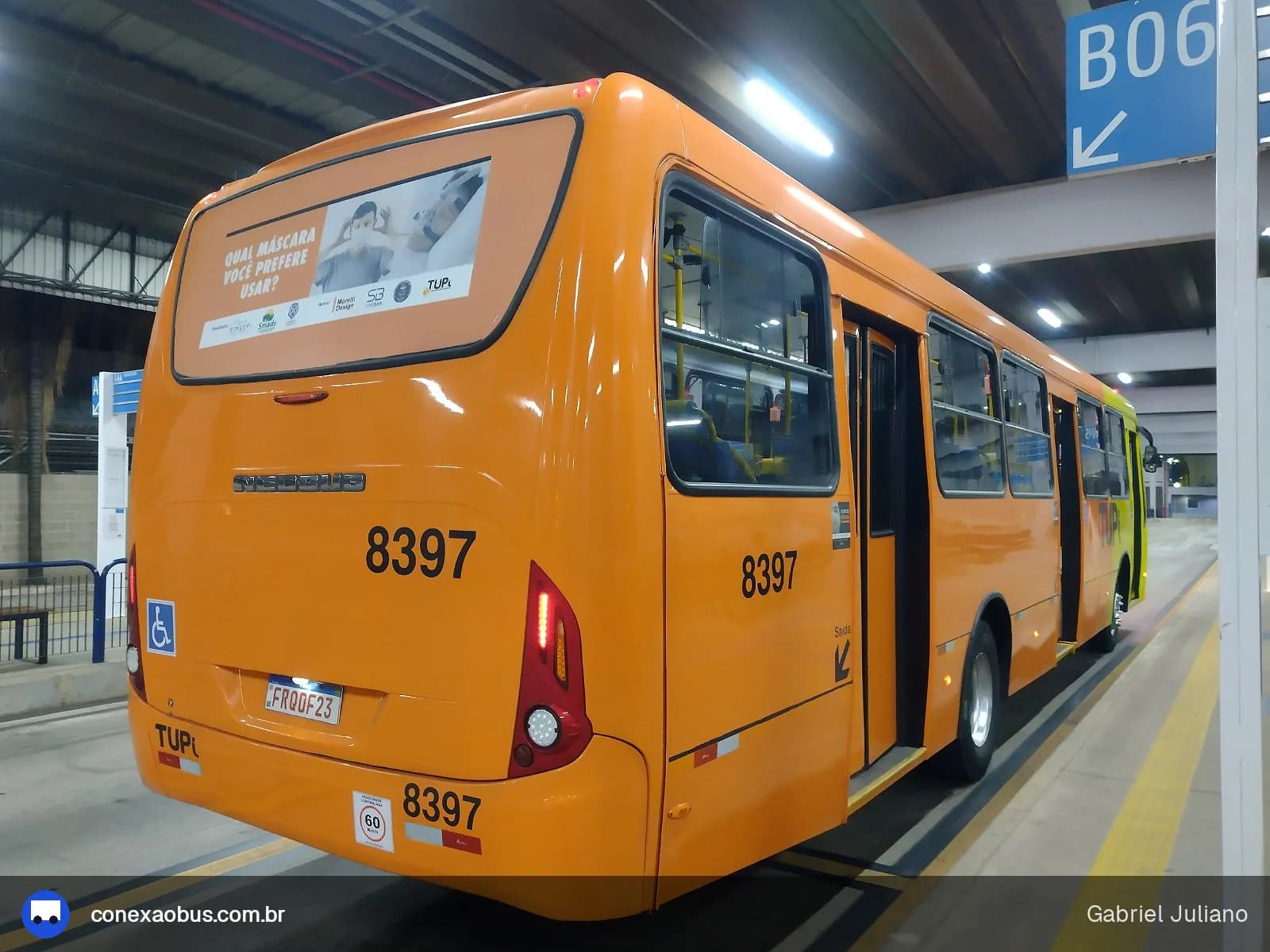 Ônibus Neobus Mega Plus, da TUPi | Transporte Urbano Piracicaba, prefixo 8397, em Piracicaba-SP