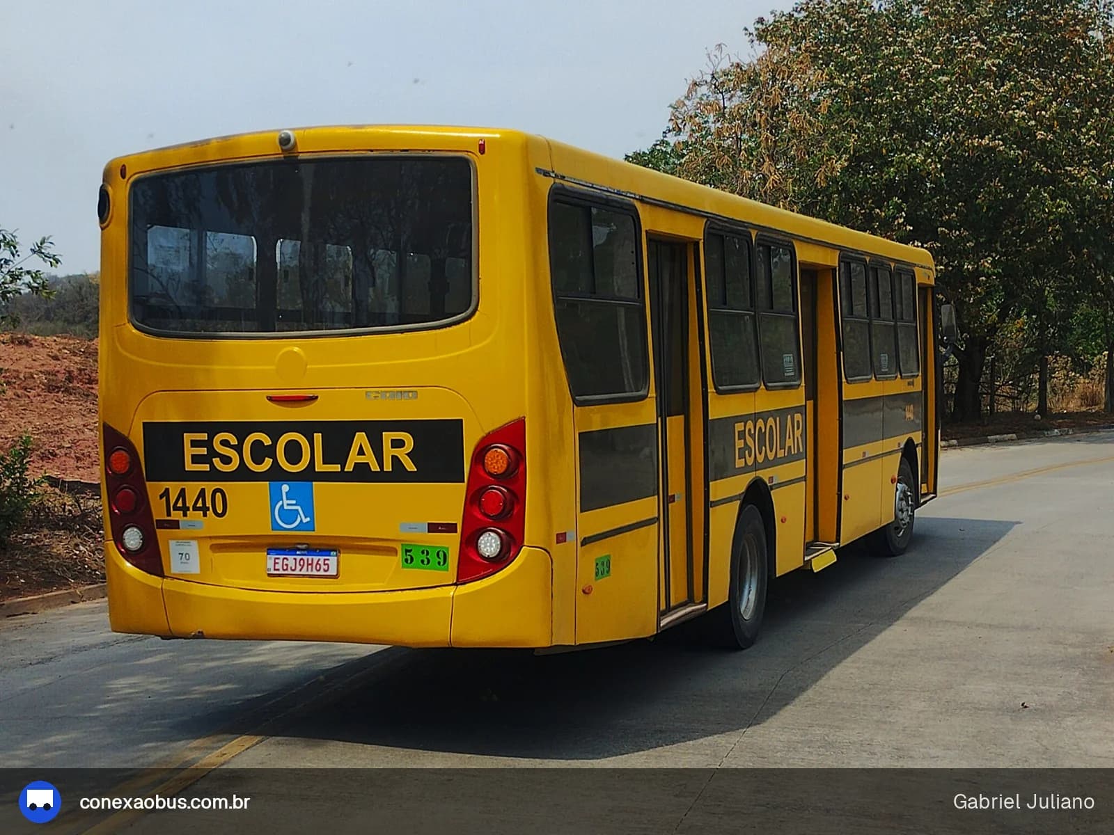 Ônibus CAIO Apache Vip II, da Viação Salire, prefixo 1440, em Piracicaba-SP