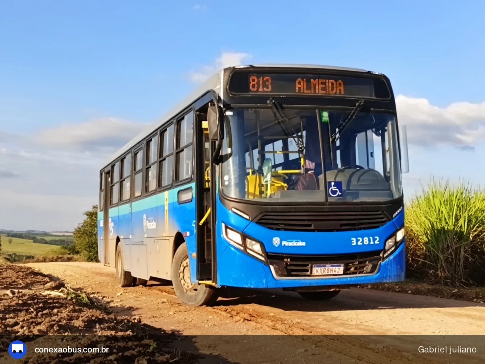 Ônibus CAIO Apache Vip IV, da Rápido Sumaré | Pira Mobilidade, prefixo 32812, em Piracicaba-SP