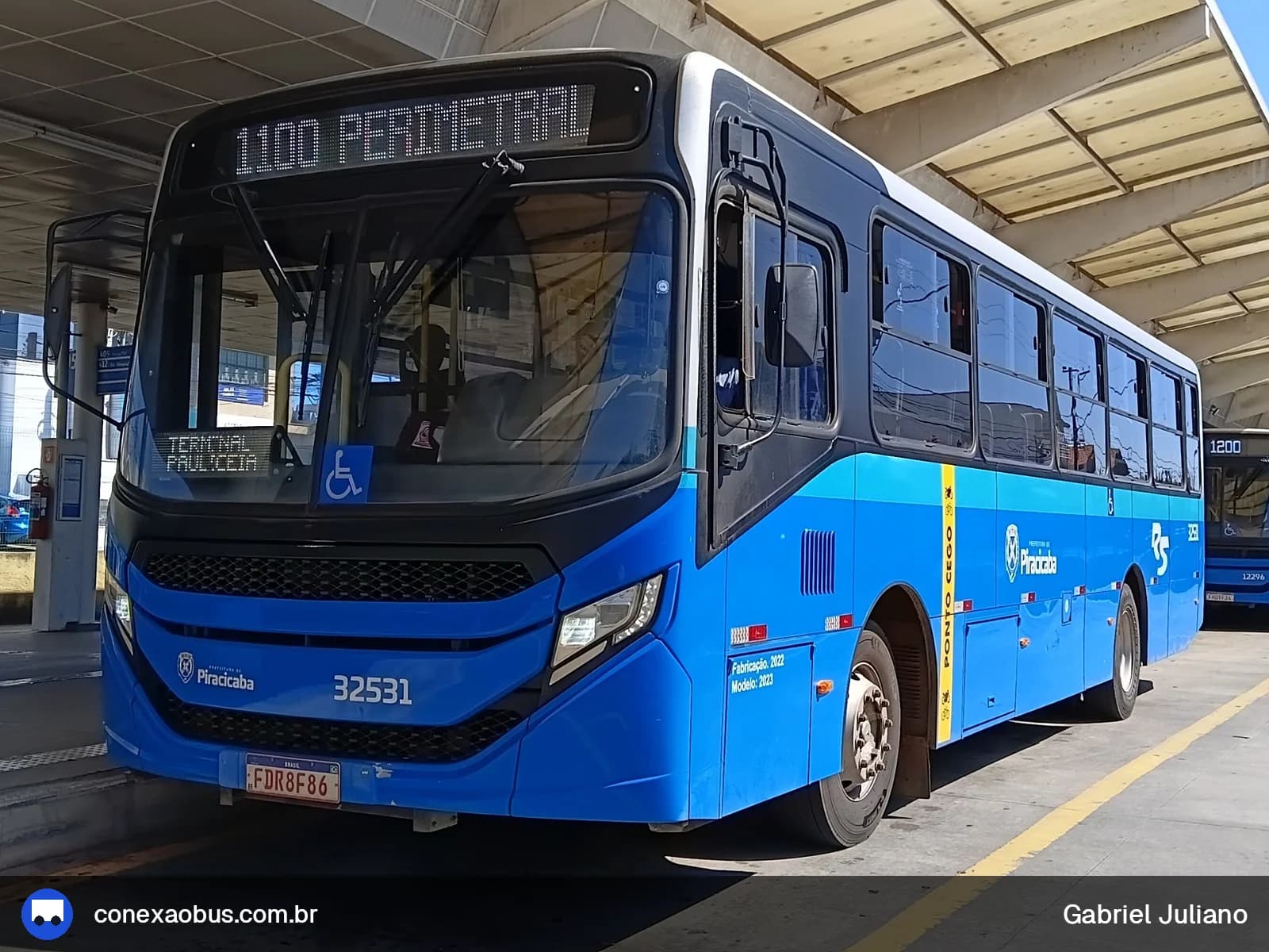 Ônibus CAIO Apache Vip V, da Rápido Sumaré | Pira Mobilidade, prefixo 32531, em Piracicaba-SP
