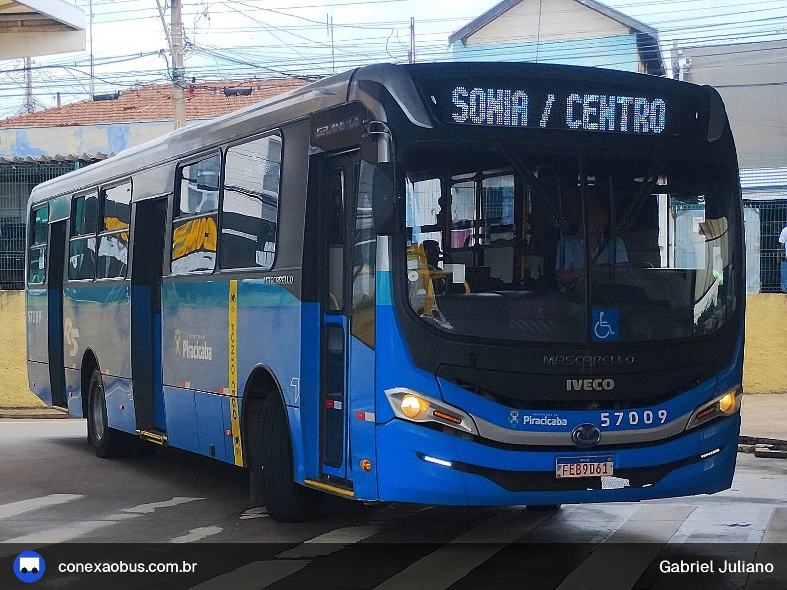 Ônibus Mascarello GRAN Via 2023, da Rápido Sumaré | Pira Mobilidade, prefixo 57009, em Piracicaba-SP