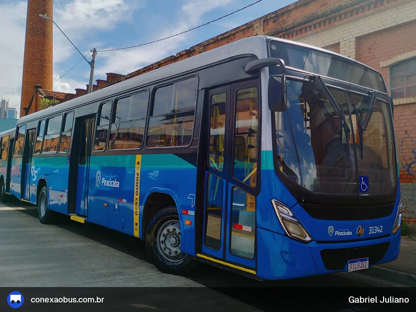 Ônibus Marcopolo Torino 2014, da Rápido Sumaré | Pira Mobilidade, prefixo 31342, em Piracicaba-SP