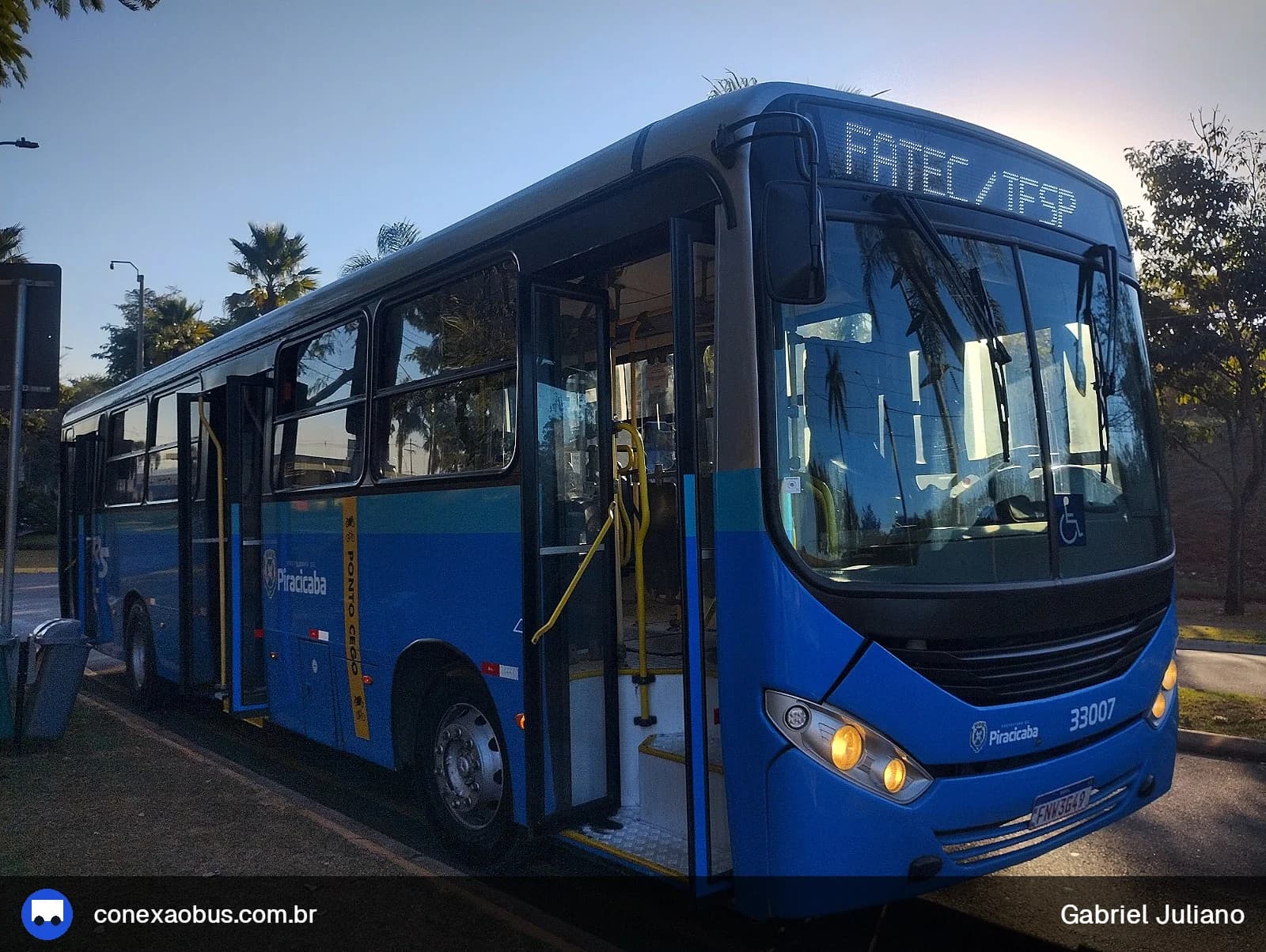Ônibus Comil Svelto 2012, da Rápido Sumaré | Pira Mobilidade, prefixo 33007, em Piracicaba-SP