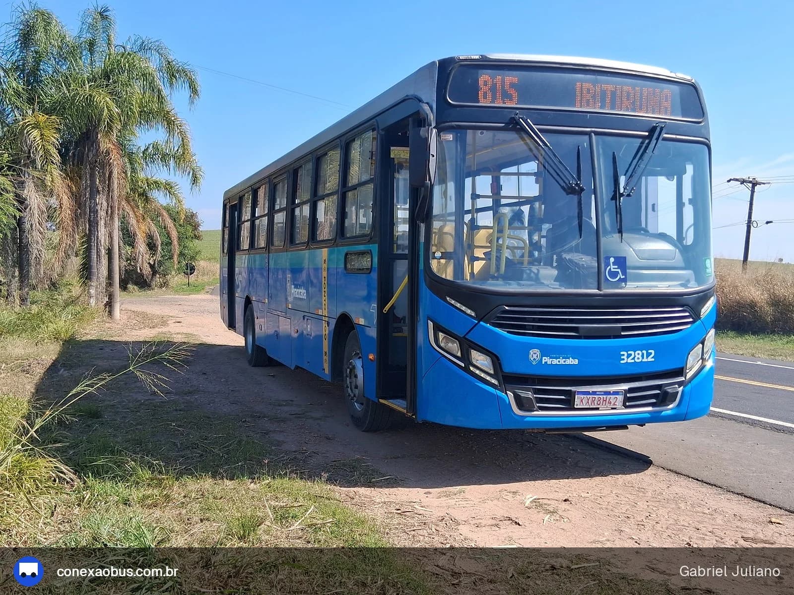 Ônibus CAIO Apache Vip IV, da Rápido Sumaré | Pira Mobilidade, prefixo 32812, em Piracicaba-SP